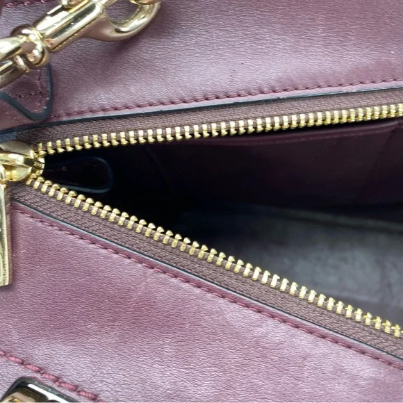 Coach maroon leather Drifter Carryall satchel bag No. 38389 - Picture 13 of 16